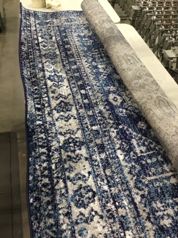 Photo 2 of Artistic Weavers Desta Blue/White Area Rug 6.7x9’