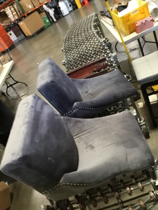 Photo 1 of 2 DINING CHAIRS - SOFT/GRAY