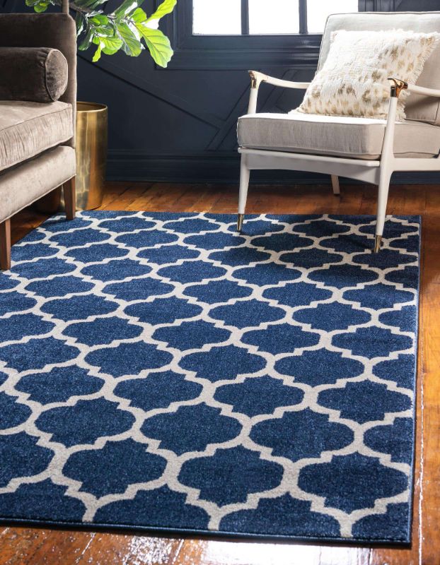 Photo 1 of 5'3 x 7' Lattice Rug
