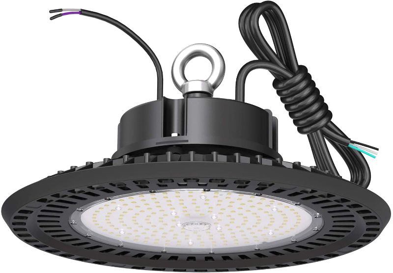 Photo 1 of BFT LED High Bay Light 240W UFO 5000K 36,000LM,0-10V Dimmable,1000W HID/HPS Replacement,UL 6-Foot Cable,UL Certified Driver IP65,Hook Mount,Shop Lights,Garage,Factory,Warehouse,Workshop,Area Light.
