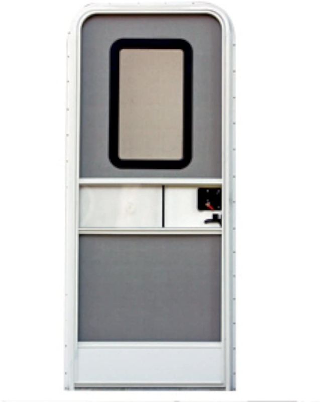 Photo 1 of AP Products 015-217716 RV Square Entrance Door - 26" x 70", Polar White
