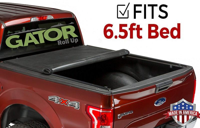 Photo 1 of Gator Roll Up (fits) 2014-2018 Chevy Silverado GMC Sierra 6.5 FT. Bed Only Soft Tonneau Truck Bed Cover Made in the USA 53110