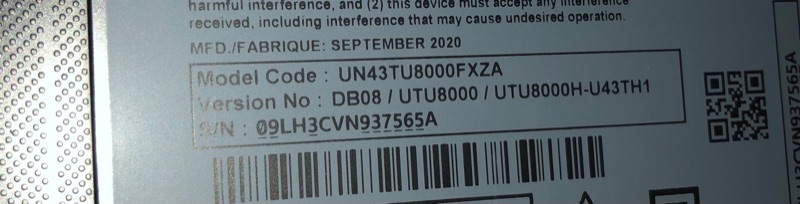 Photo 4 of SAMSUNG 43-inch Class Crystal UHD TU-8000 Series - 4K UHD HDR Smart TV with Alexa Built-in (UN43TU8000FXZA, 2020 Model)
