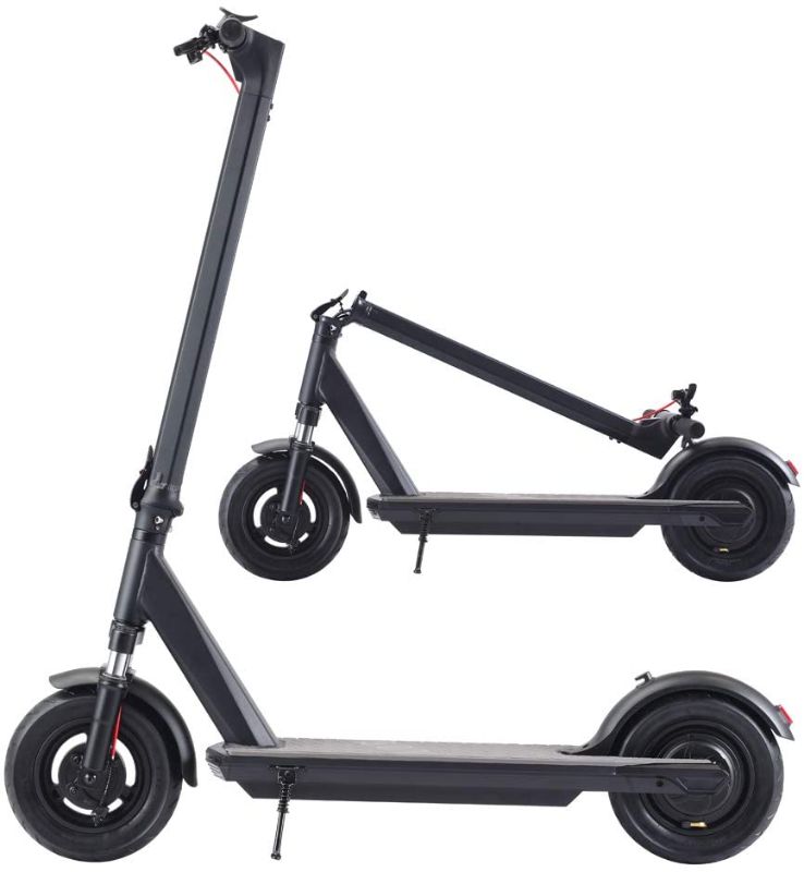 Photo 3 of ***PARTS ONLY/AS-IS/NO RETURNS*** QINGOR Electric Scooter Powerful 350W Motor 10” Solid Tires One-Step Fold for Adults, Upgraded Adult Electric Scooters with Long Range Battery, Lightweight and Foldable for Commute and Travel
