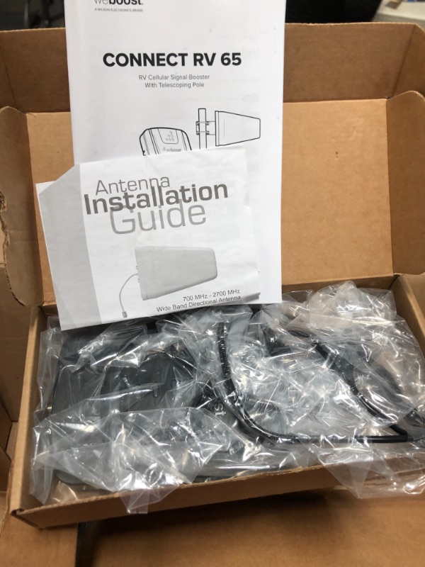 Photo 1 of *MISSING black box shown in stock picture* 
weBoost Connect RV 65 (471203) Cell Phone Signal Booster for Stationary Use Only | U.S. Company | All U.S. Carriers - Verizon, AT&T, T-Mobile, Sprint & More | FCC Approved
