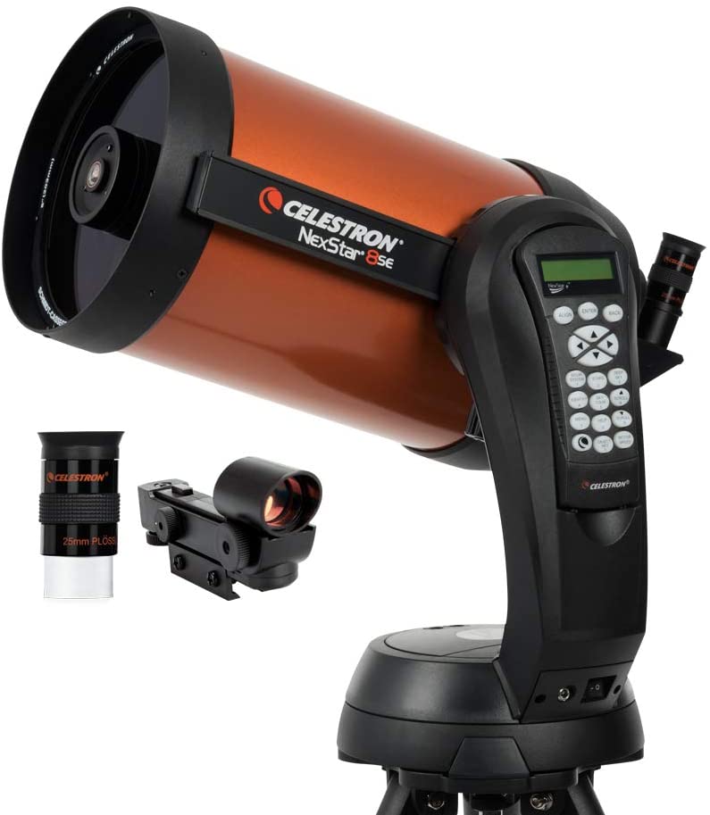 Photo 1 of Celestron - NexStar 8SE Telescope - Computerized Telescope for Beginners and Advanced Users - Fully-Automated GoTo Mount - SkyAlign Technology - 40,000+ Celestial Objects - 8-Inch Primary Mirror