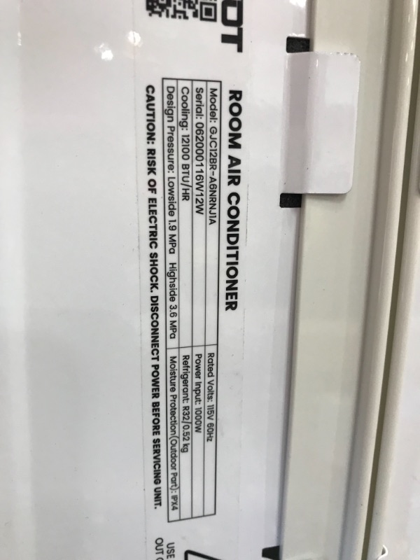 Photo 5 of TOSOT 12,000 BTU Window Air Conditioner - Energy Star, Modern Design, and Temperature-Sensing Remote - Window AC for Bedroom, Living Room, and attics up to 550 sq. ft.