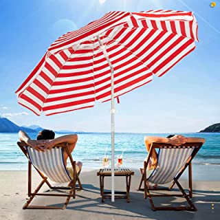 Photo 1 of 7.FT Beach Umbrella UV 50+ Outdoor