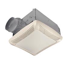 Photo 1 of 50 CFM Ceiling Bathroom Exhaust Fan with Light