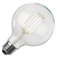 Photo 1 of 100-Watt Equivalent G40 Dimmable Straight Filament Clear Glass E26 Vintage Edison LED Light Bulb, Soft White (11.87 X 2) 2 LIGHT BULBS