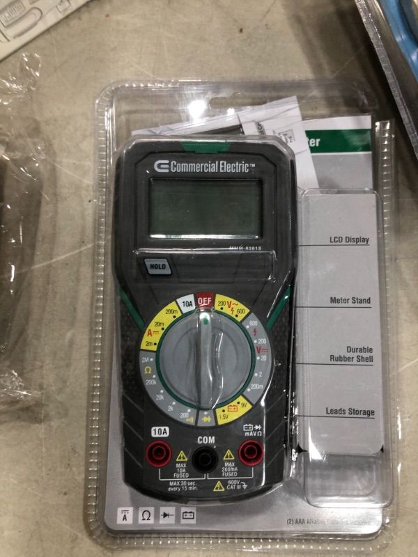 Photo 2 of Commercial Electric Manual Ranging Multimeter