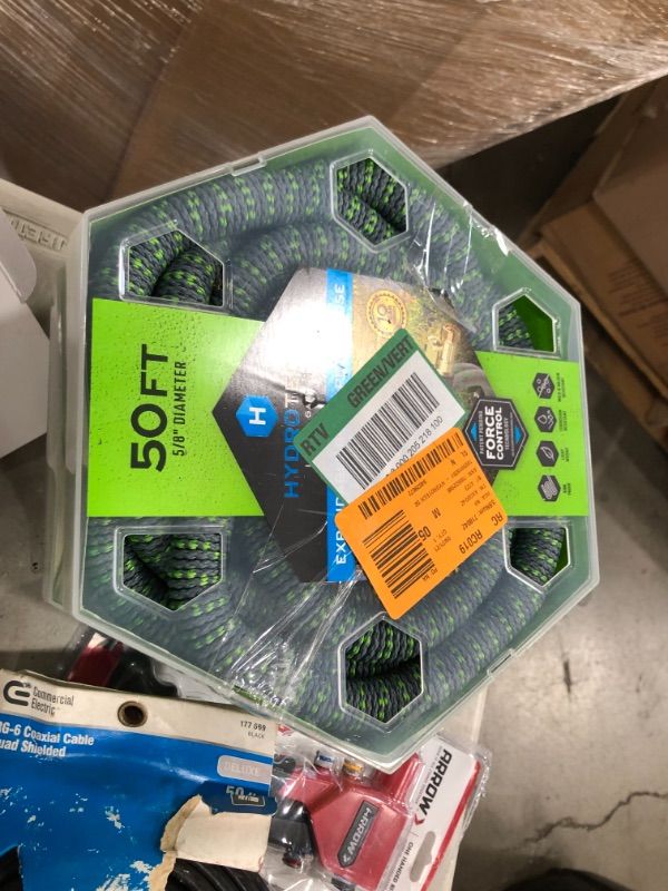 Photo 1 of 5/8 in. Dia. x 50 ft. Burst Proof Expandable Garden Water Hose