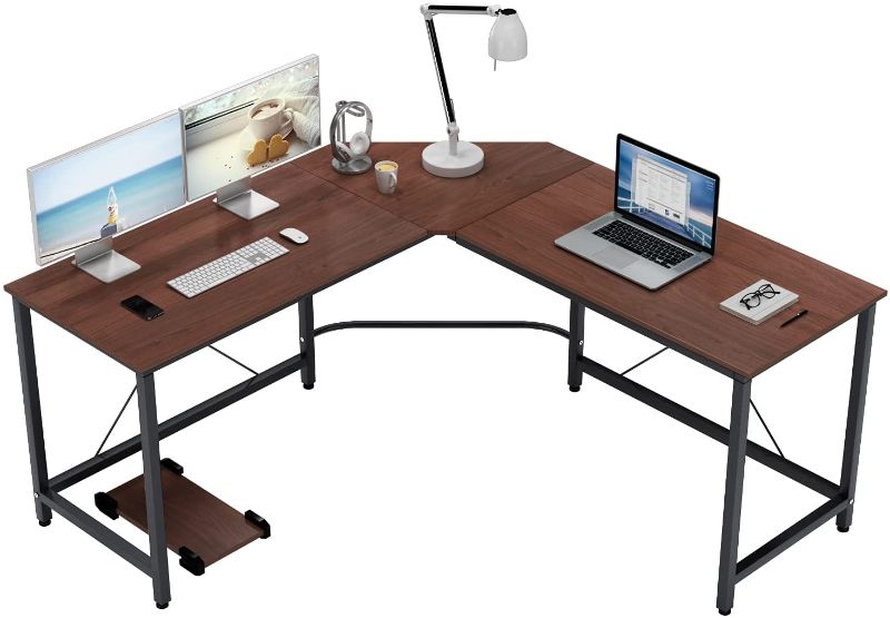 Photo 1 of SogesGame 59 x 59 Inches Large L-Shaped Desk Corner Table