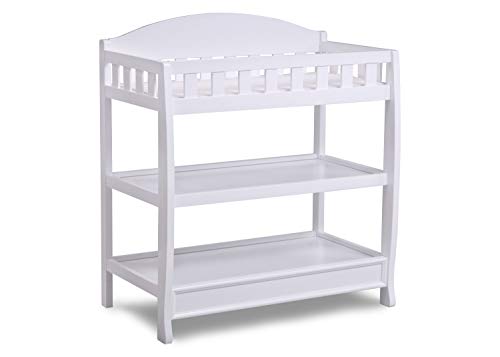 Photo 1 of Delta Children Infant Changing Table with Pad, White