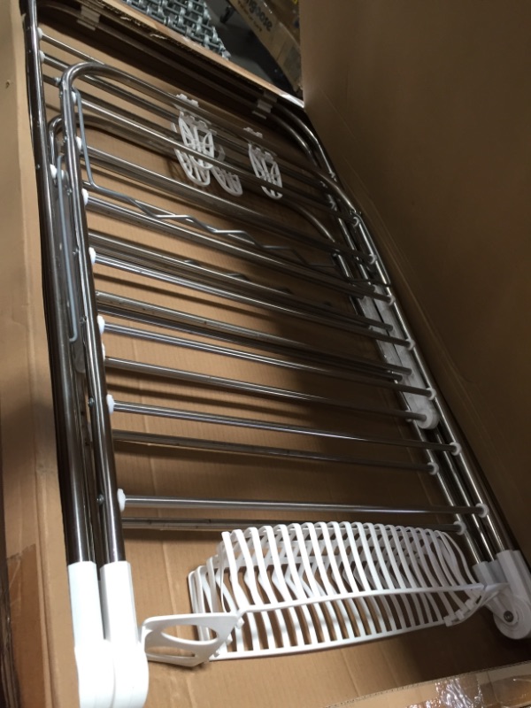 Photo 2 of *NOT EXACT stock picture, use for reference* 
Heavy Duty Gullwing Drying Rack, Metal
