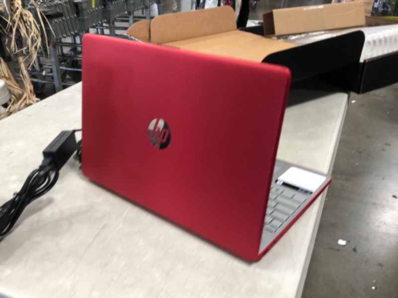 Photo 4 of HP 2020 15.6 inches HD LED Display, Intel Pentium Gold 6405U, 4GB DDR4 RAM 500GB HDD, Windows 10 - Scarlet Red TESTED AND FUNCTIONS