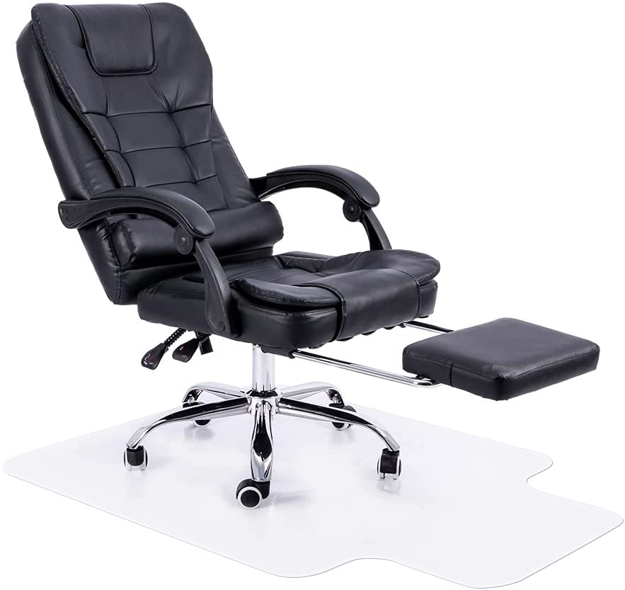 Photo 1 of Nidouillet Office Chair,Reclining Home Office Desk Chair, Ergonomic Executive Adjustable Chair with Padded Armrest(Chair Mat Included) AB212D
