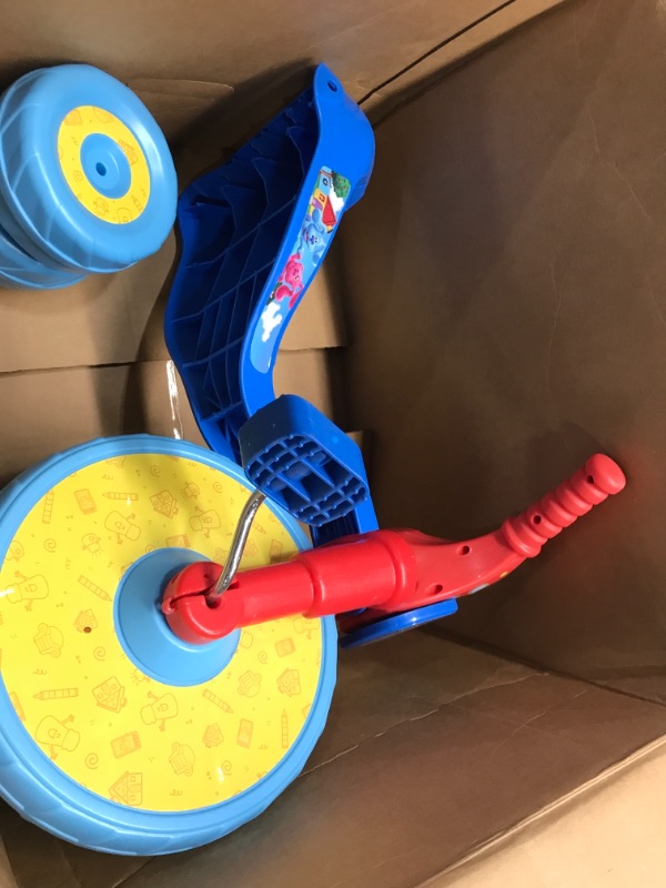 Photo 1 of Blues Clues 10” Fly Wheels Junior Cruiser Ride-On Pedal-Powered Toddler Bike Trike, Ages 2-4, for Kids 33”-35” Tall and up to 35 Lbs
