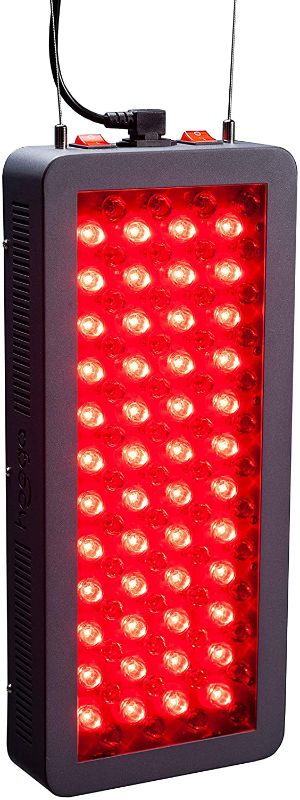 Photo 1 of Hooga Red Light Therapy Device, Red Near Infrared 660nm 850nm, 100 Clinical Grade LEDs, High Power Output Panel. Hanging Kit. Improve Sleep, Pain Relief, Skin Health, Anti-Aging, Energy, Recovery
