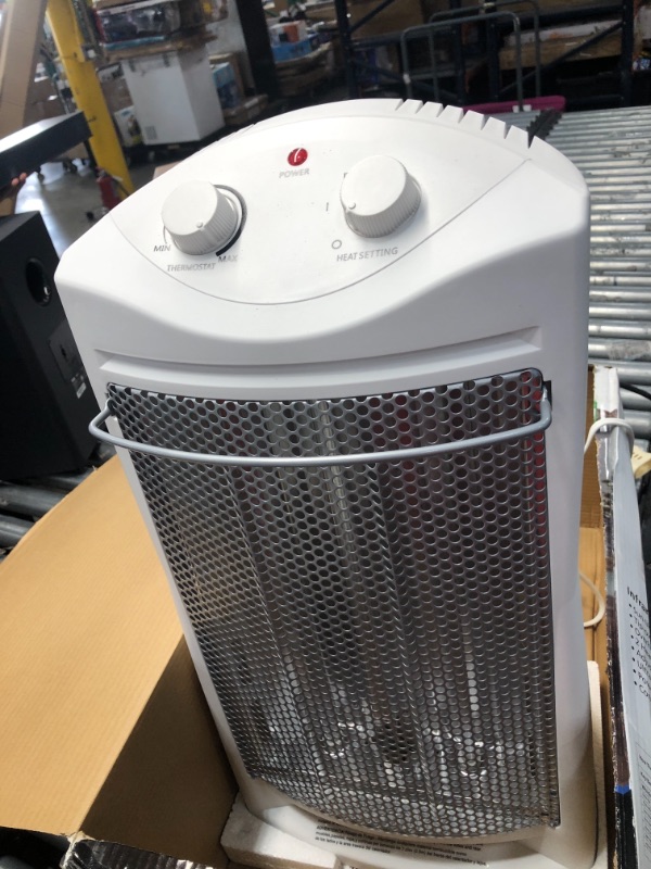 Photo 2 of 1,500-Watt infrared Quartz Tower Heater, WHITE 
