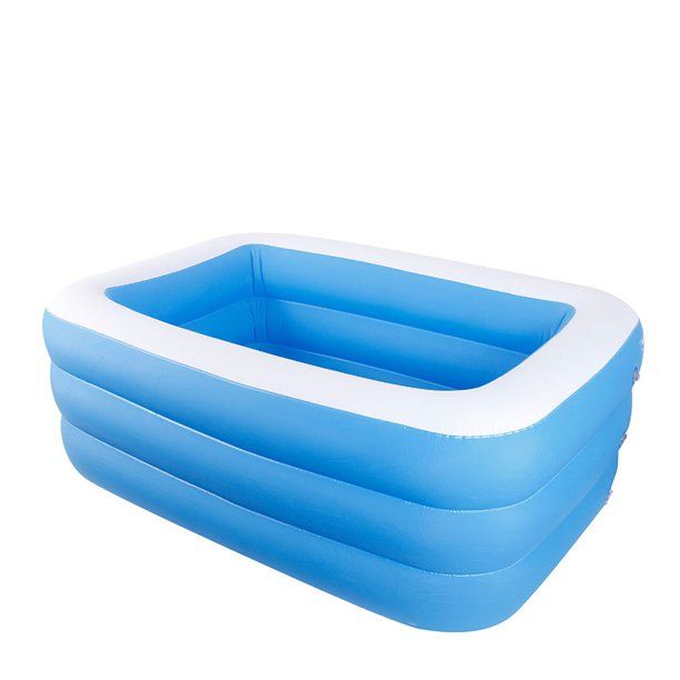 Photo 1 of Willstar 150CM Outdoor Indoor Thickened Inflatable Swimming Pool Portable Foldable Adult Child Pool Bath Tub