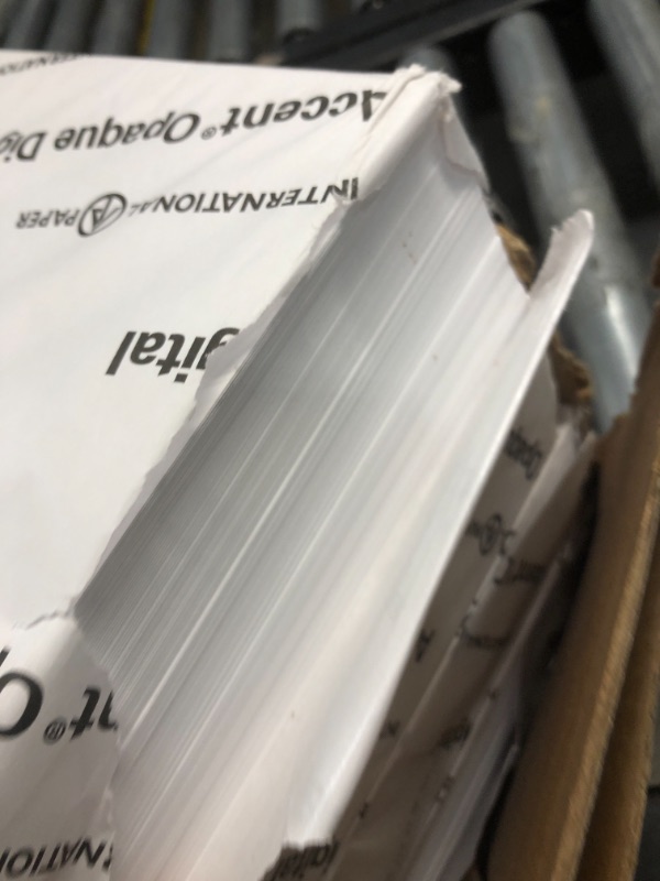 Photo 1 of Accent Opaque White 8.5” x 11” Cardstock Paper, 80lb, 216gsm – 2,000 Sheets (8 Reams)