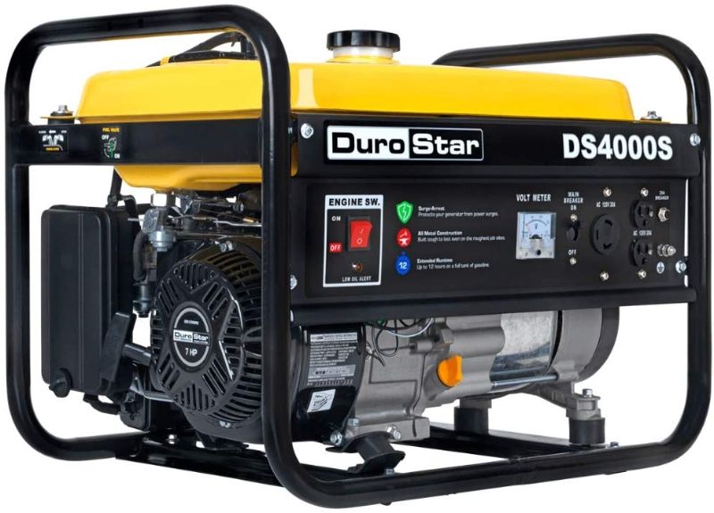 Photo 1 of Durostar 4,000 Watt 7HP Gas Portable Generator 50-State (4 Unit Kit)
