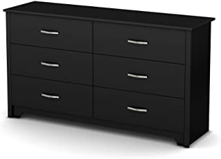 Photo 1 of 6-Drawer Double Dresser Pure Black