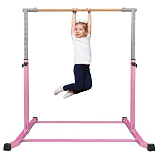 Photo 1 of Gymbarpro Gymnastics Training Bar for Kids Gymnastic Horizontal Kip Bars Selectable Height Adjustable