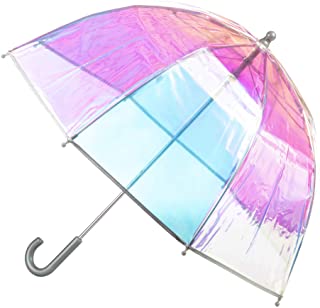 Photo 1 of Kids Clear Bubble Umbrella with Easy Grip Handle,