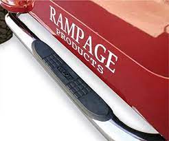 Photo 3 of RAMPAGE PRODUCTS 9427 Polished Stainless 3" Round Bent Steel Step Bar with No