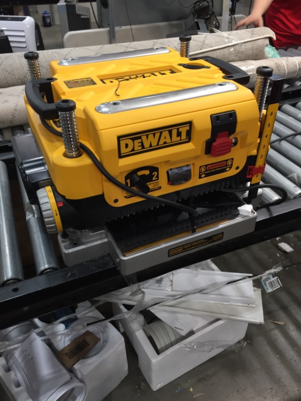 Photo 1 of DEWALT Thickness Planer, Two Speed, 13-Inch (DW735X)