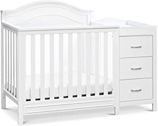 Photo 1 of DaVinci Charlie 4-in-1 Convertible Mini Crib & Changer in White, Greenguard Gold Certified