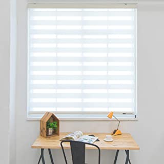 Photo 1 of  Custom Window Blinds Dual Layer Zebra Roller Light Filtering Sheer Shades