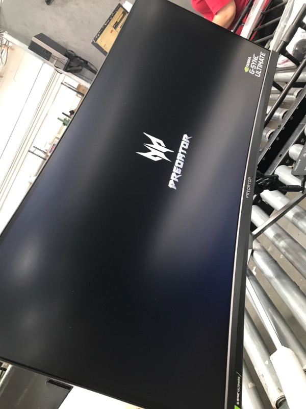 Photo 2 of Acer Predator X35 bmiphzx 1800R Curved 35" UltraWide QHD Gaming Monitor with Acer Predator Galea 311 True 
