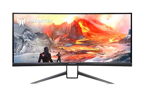 Photo 1 of Acer Predator X35 bmiphzx 1800R Curved 35" UltraWide QHD Gaming Monitor with Acer Predator Galea 311 True 
