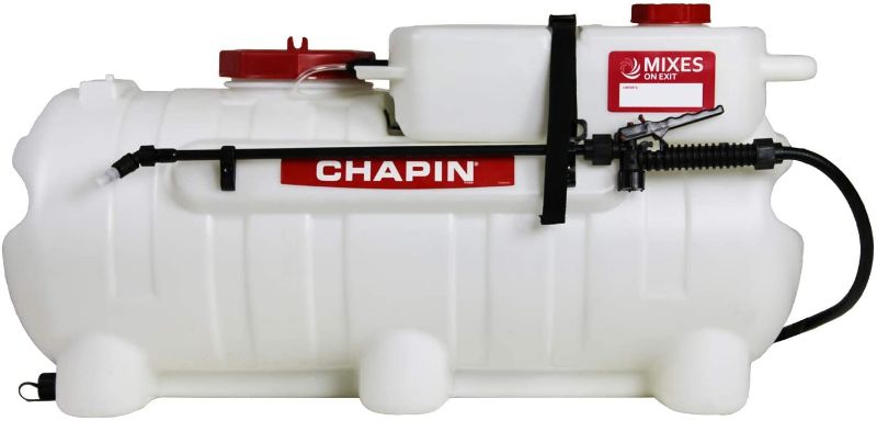 Photo 1 of Chapin International 97561 Chapin Presents The First-Ever Clean-Tank ATV Spraying System, 25 Gallon Sprayer, Translucent
