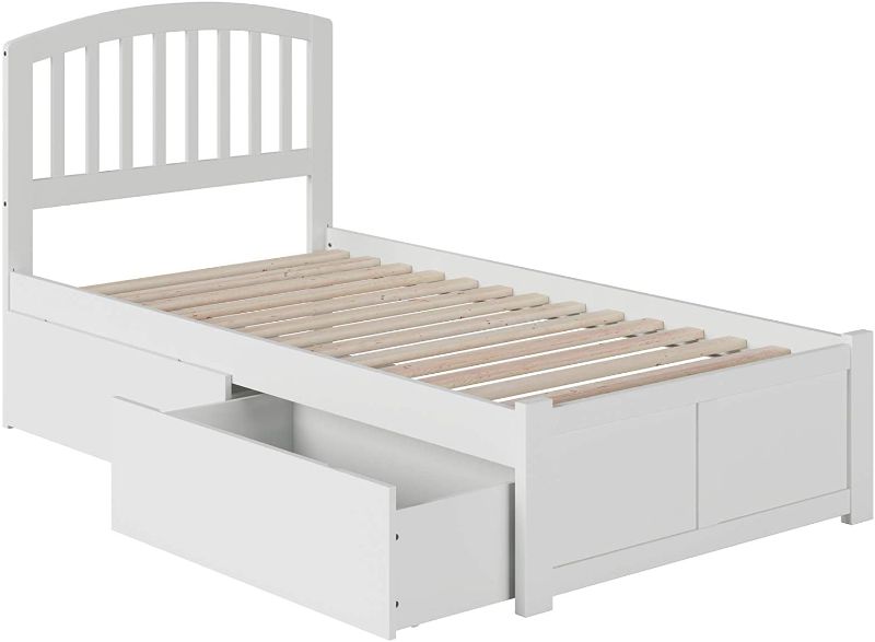 Photo 1 of **DRAWERS ONLY** for item below
Atlantic Furniture Richmond Platform Bed with 2 Urban Bed Drawers, Twin bed, in White
