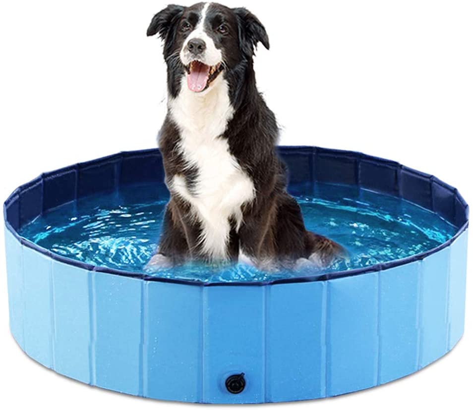 Photo 1 of Foldable Dog Pet Bath Pool Collapsible Dog Pet Pool Bathing Tub Kiddie Pool for Dogs Cats and Kids
