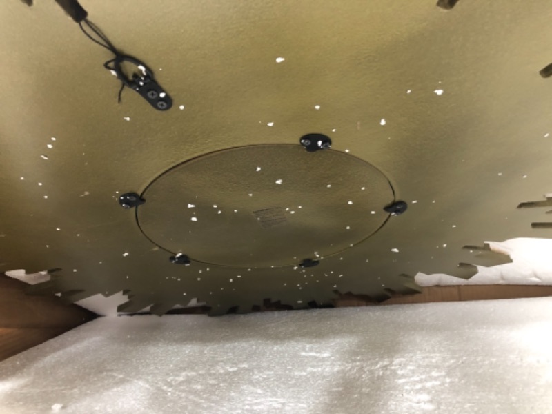 Photo 1 of 3R Studios 35.5 in. Gold Sunburst Wall Mirror
