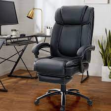 Photo 1 of **PARTS ONLY---MISSING COMPONENTS** PHI VILLA Ergonomic PU Leather High Back Big and Tall 360° Swivel with Armrests Computer Chair
