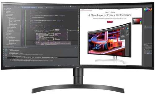 Photo 1 of REFURBISHED  
LG 34WL75C-B 34" Curved UltraWide QHD IPS HDR 10 3-Side Virtually Borderless LED Monitor with Built-in Speakers, 3440x1440
