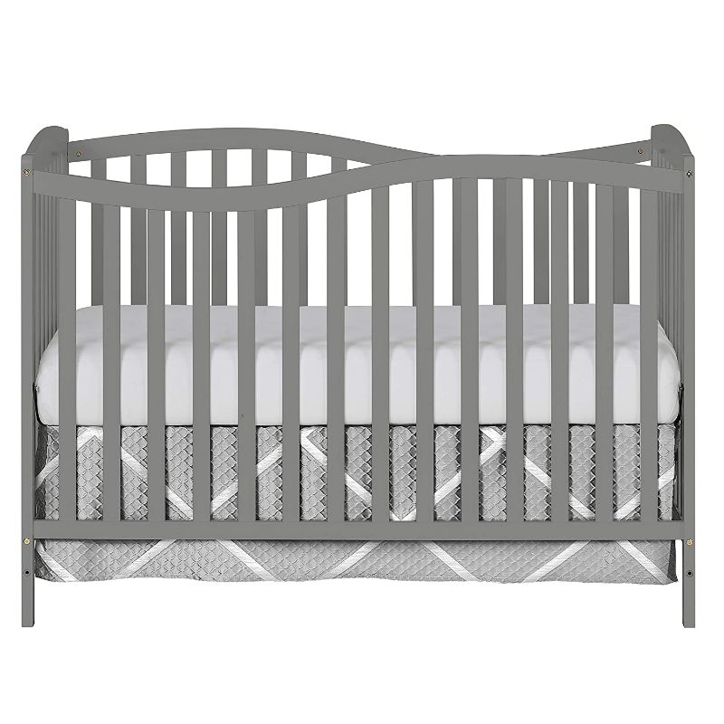 Photo 1 of Dream On Me Chelsea 5-in-1 Convertible Crib Steel Grey