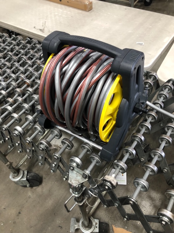 Photo 1 of general post garden hose and reel with quick release and hose nozzle