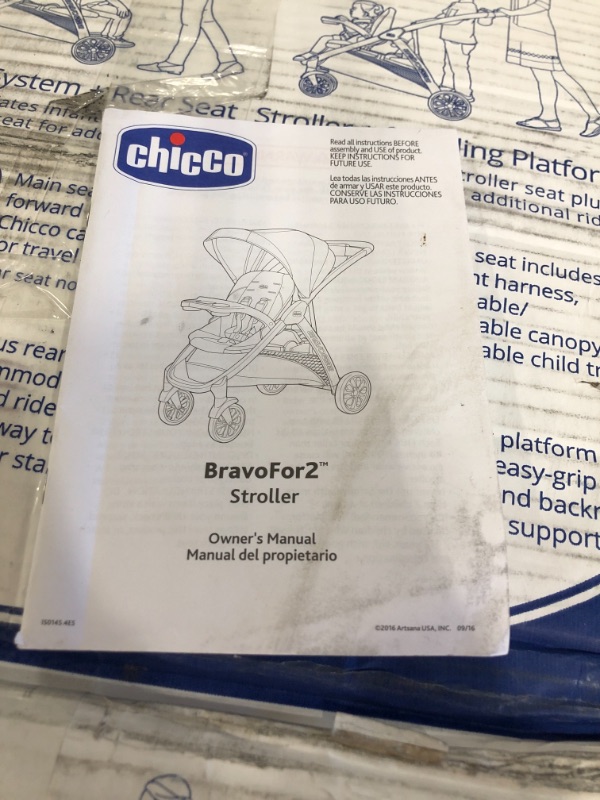 Photo 1 of Chicco Bravo For2 Standing/Sitting Double Stroller, Iron
