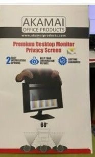 Photo 1 of akamai desktop privacy screen security filter 23'' 16:9