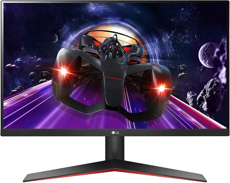 Photo 1 of LG 24MP60G-B 24" Full HD (1920 x 1080) IPS Monitor with AMD FreeSync and 1ms MBR Response Time, and 3-Side Virtually Borderless Design - Black