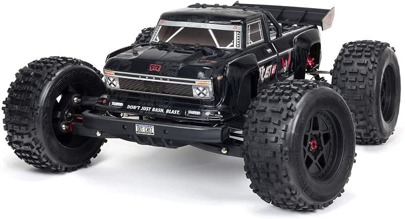 Photo 1 of ***PARTS ONLY*** ARRMA RC Truck 1/8 Outcast 6S BLX 4WD Extreme Bash Stunt Truck RTR (Battery and Charger Not Included), Black, ARA8710
