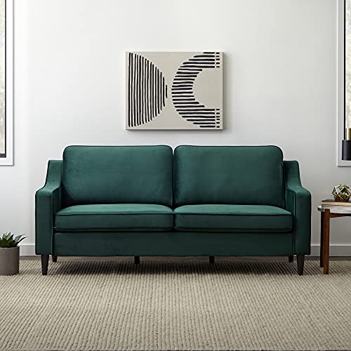 Photo 1 of ***PARTS ONLY*** Edenbrook Jensen Upholstered Sofa with Scooped Arms - Seats Three -Transitional Style -Multiple Colors, Green
