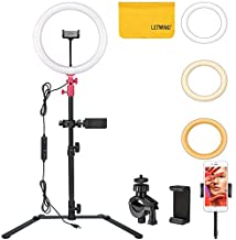 Photo 1 of Godox LR120 12 Inch LED Ring Light with Tabletop Light Stand and Phone Clip Macro for Vlogs,YouTube Videos,Live Streaming,Studio Shoot,Selfies,Makeup,Portrait Photography (Pink)
